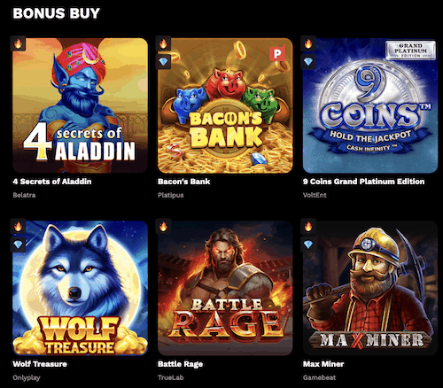 popular buy bonus feature pokies at LevelUp Casino