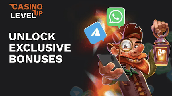level up casino bonus code
